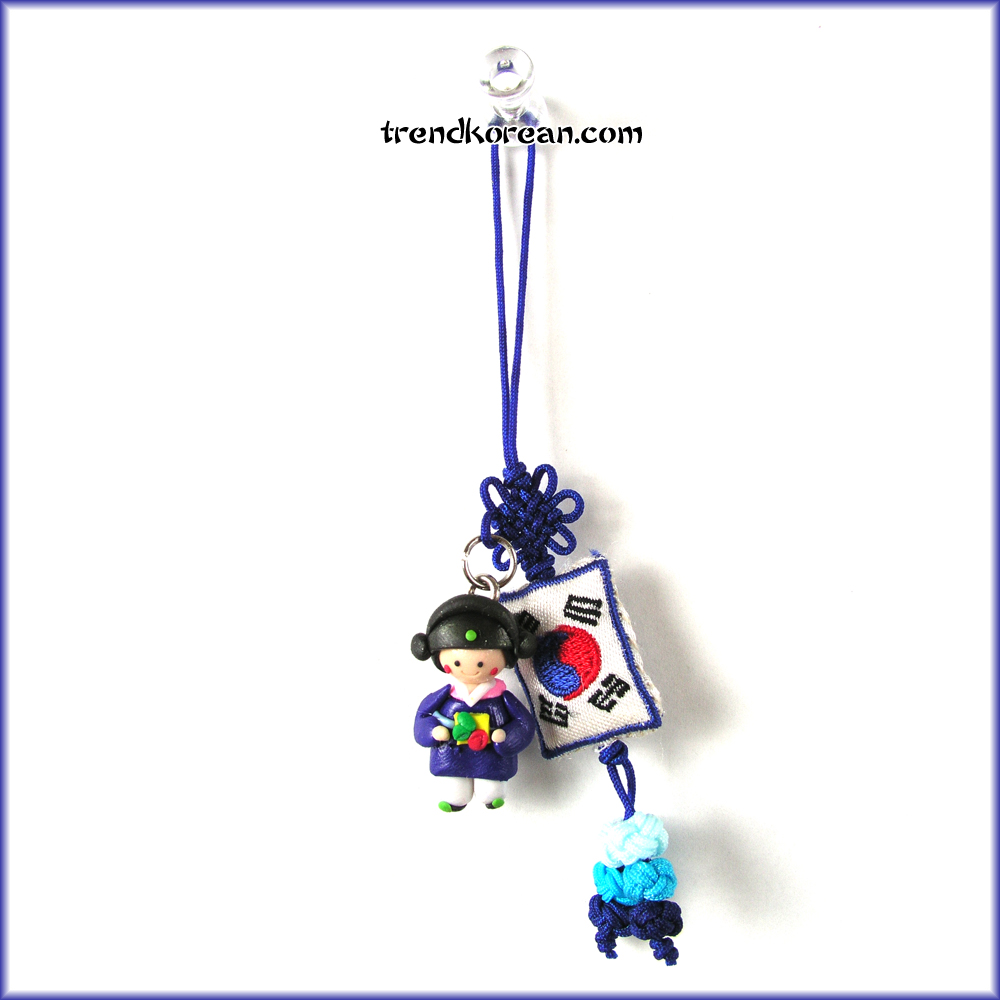 Ensembled Korean Doll Mobile Strap 07